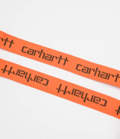 Carhartt Script Dog Leash & Collar in Carhartt Orange and Black