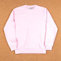 Carhartt Script Embroidery Crewneck Sweatshirt - Vegas Pink / White thumbnail