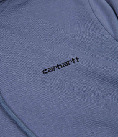 Carhartt Script Embroidery Hoodie - Icesheet / Black