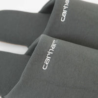 Carhartt Script Embroidery Slippers - Hemlock Green / White thumbnail