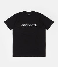 Carhartt Script T-Shirt - Black / White
