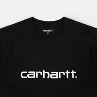 Carhartt Script T-Shirt - Black / White thumbnail