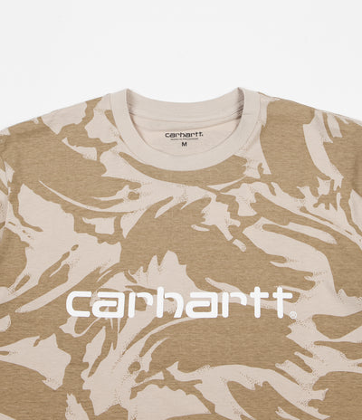 Carhartt Script T-Shirt - Camo Brush / Sandshell