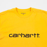 Carhartt Script T-Shirt - Sunflower / Black thumbnail