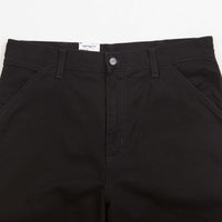 Carhartt Single Knee Denim Pants - Washed Black | Flatspot
