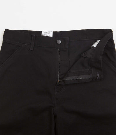 Carhartt Single Knee Denim Pants - Washed Black