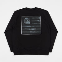 Carhartt State Chromo Crewneck Sweatshirt - Black thumbnail