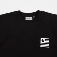 Carhartt State Chromo Crewneck Sweatshirt - Black thumbnail