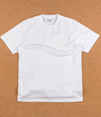 Carhartt State Logo T-Shirt - White / Broken White
