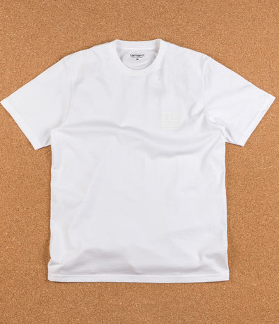 Carhartt State Logo T-Shirt - White / Broken White
