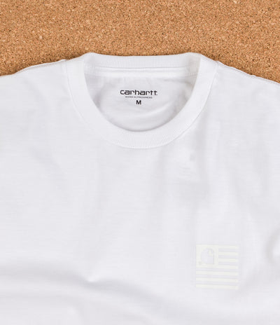Carhartt State Logo T-Shirt - White / Broken White