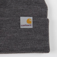 Carhartt Stratus Low Beanie - Dark Grey Heather thumbnail
