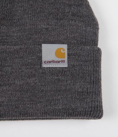Carhartt Stratus Low Beanie - Dark Grey Heather