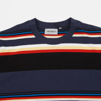 Carhartt Sunder Stripe T-Shirt - Blue / Blue thumbnail