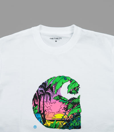 Carhartt Sunset C T-Shirt - White | Flatspot