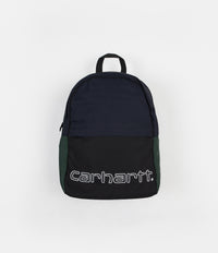 Carhartt Terrace Backpack - Black / Dark Navy / Bottle Green