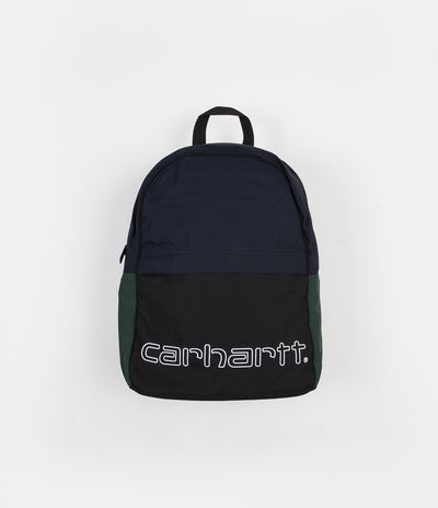 Carhartt Terrace Backpack - Black / Dark Navy / Bottle Green