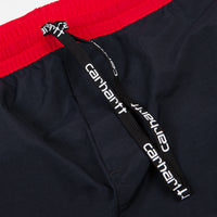 Carhartt Terrace Pants - Dark Navy / Cardinal / White thumbnail