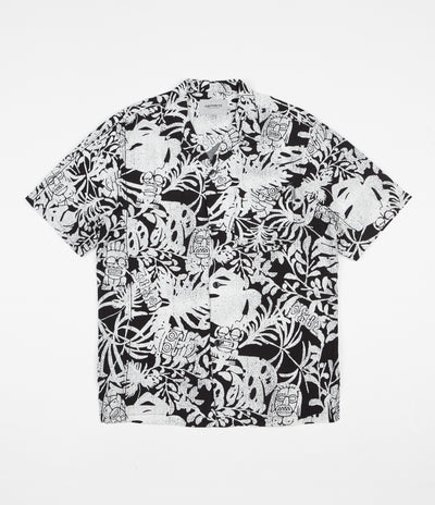 Carhartt Tiki Mono Short Sleeve Shirt - Black / Wax