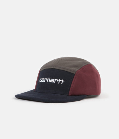 Carhartt Tricol Cap - Dark Navy / Cypress / Bordeaux