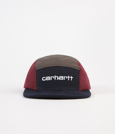 Carhartt Tricol Cap - Dark Navy / Cypress / Bordeaux