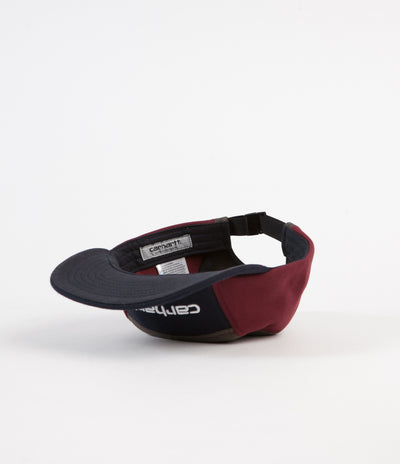 Carhartt Tricol Cap - Dark Navy / Cypress / Bordeaux