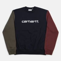 Carhartt Tricol Crewneck Sweatshirt - Dark Navy thumbnail