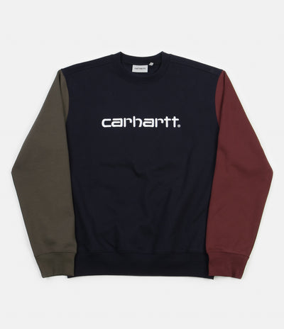 Carhartt Tricol Crewneck Sweatshirt - Dark Navy