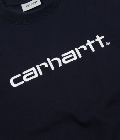 Carhartt Tricol Crewneck Sweatshirt - Dark Navy