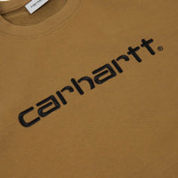 Carhartt Tricol Crewneck Sweatshirt - Hamilton Brown thumbnail