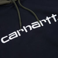 Carhartt Tricol Hoodie - Dark Navy thumbnail