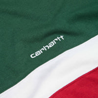 Carhartt Trin T-Shirt in Treehouse and White / Arcade thumbnail
