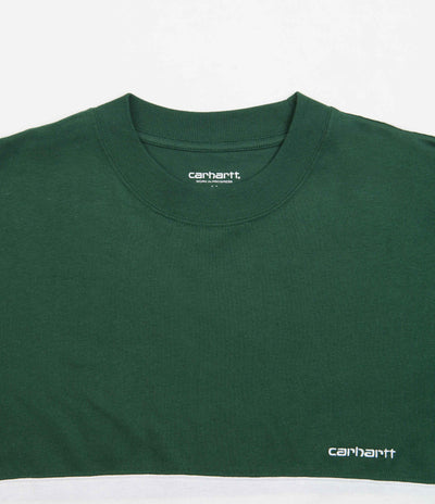 Carhartt Trin T-Shirt in Treehouse and White / Arcade