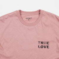 Carhartt True Love T-Shirt - Soft Rose / Black thumbnail