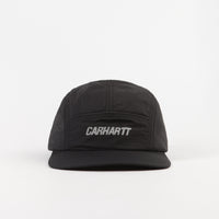 Carhartt Turrell Cap - Black / Reflective Grey thumbnail