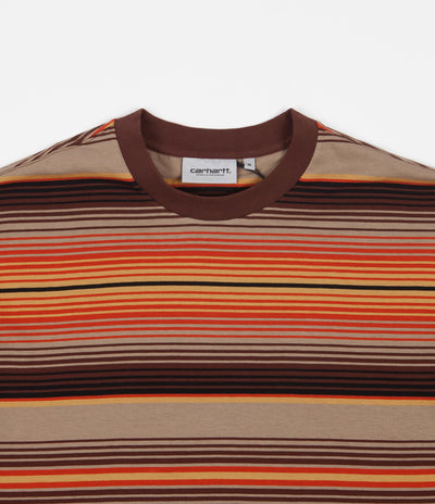 Carhartt Tuscon Long Sleeve T-Shirt - Tuscon Stripe / Offroad