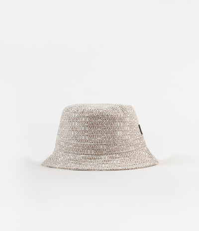 Carhartt Typo Bucket Hat - Wax / Hamilton Brown