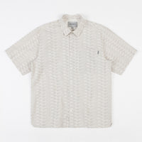 Carhartt Typo Short Sleeve Shirt - Wax / Hamilton Brown thumbnail