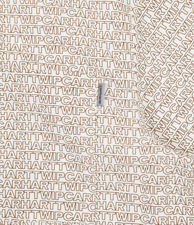 Carhartt Typo Short Sleeve Shirt - Wax / Hamilton Brown