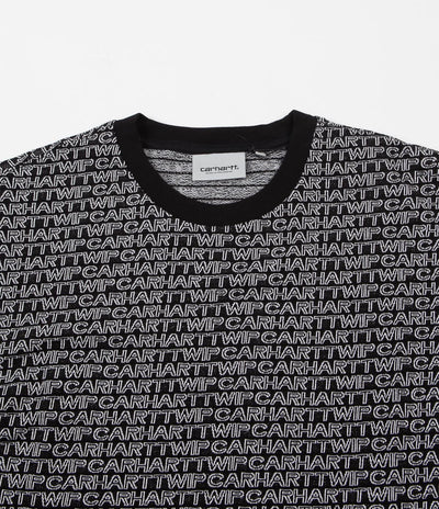 Carhartt Typo T-Shirt - Black / White