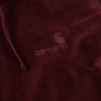 Carhartt United Script Hoodie - Bordeaux thumbnail