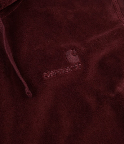 Carhartt United Script Hoodie - Bordeaux