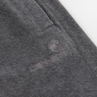 Carhartt United Script Sweatpants - Dark Grey Heather thumbnail