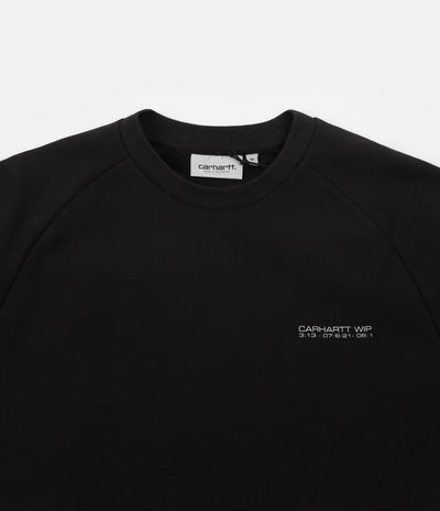 Carhartt Warp Sweatshirt - Black / Reflective Grey