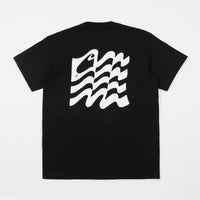 Carhartt Wavy State T-Shirt - Black / White thumbnail