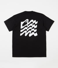 Carhartt Wavy State T-Shirt - Black / White