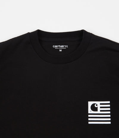 Carhartt Wavy State T-Shirt - Black / White