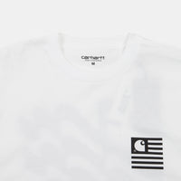 Carhartt Wavy State T-Shirt - White / Black thumbnail