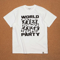 Carhartt World Party T-Shirt - White / Black thumbnail