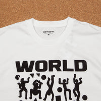 Carhartt World Party T-Shirt - White / Black thumbnail